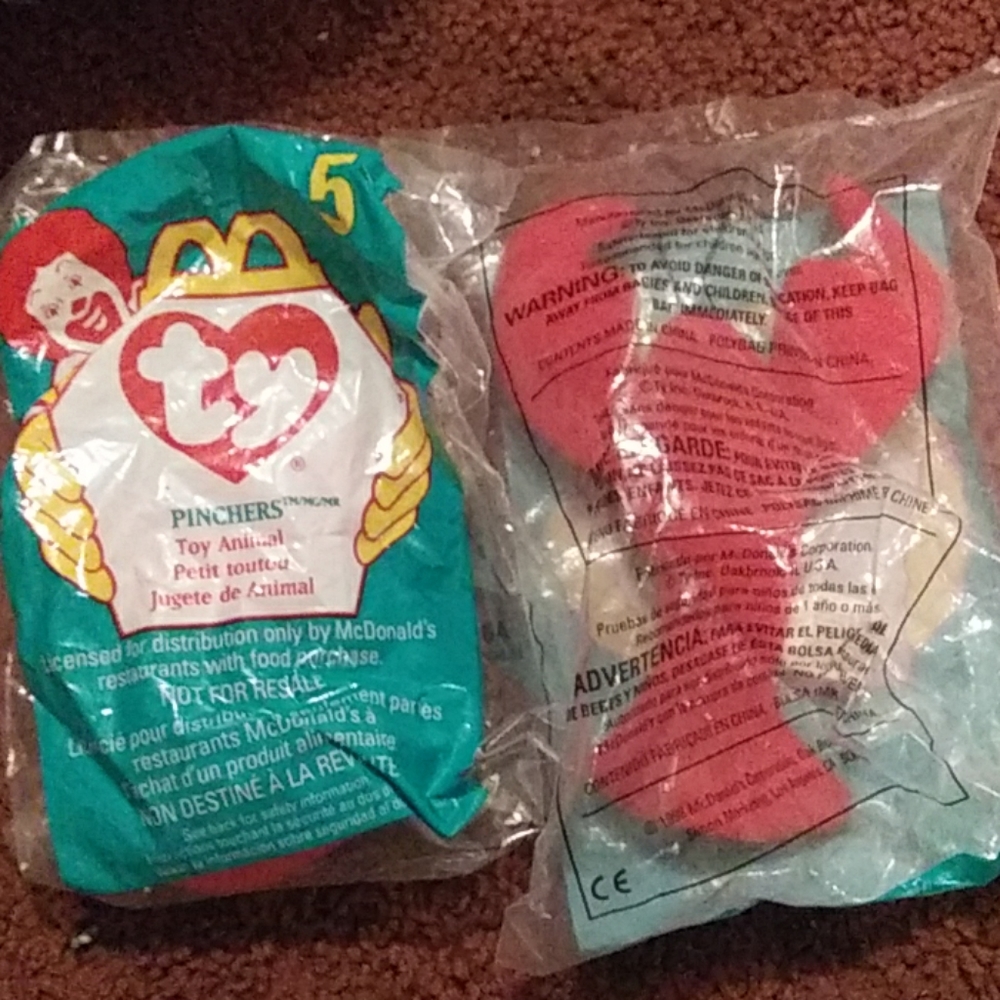 1993 ty pinchers beenie